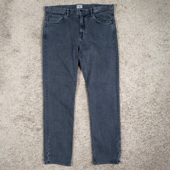 Faherty Men's Stretch Terry 5 Pocket Black Jeans Size 38x34 - Picture 1 of 11